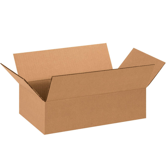 14 x 8 x 4" Flat Corrugated Boxes - 1484