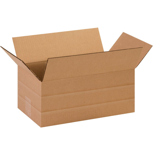 14 x 8 x 6" Multi-Depth Corrugated Boxes - MD1486