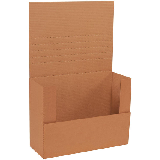 15 x 11 1/8 x 6" Kraft Easy-Fold Mailers - M15116BFK