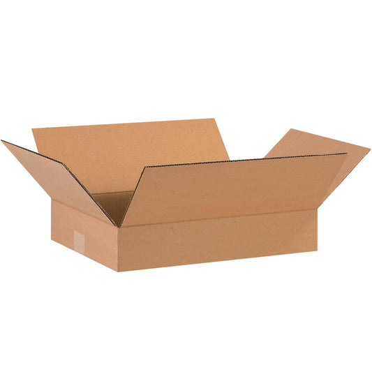 16 x 12 x 3" Flat Corrugated Boxes - 16123