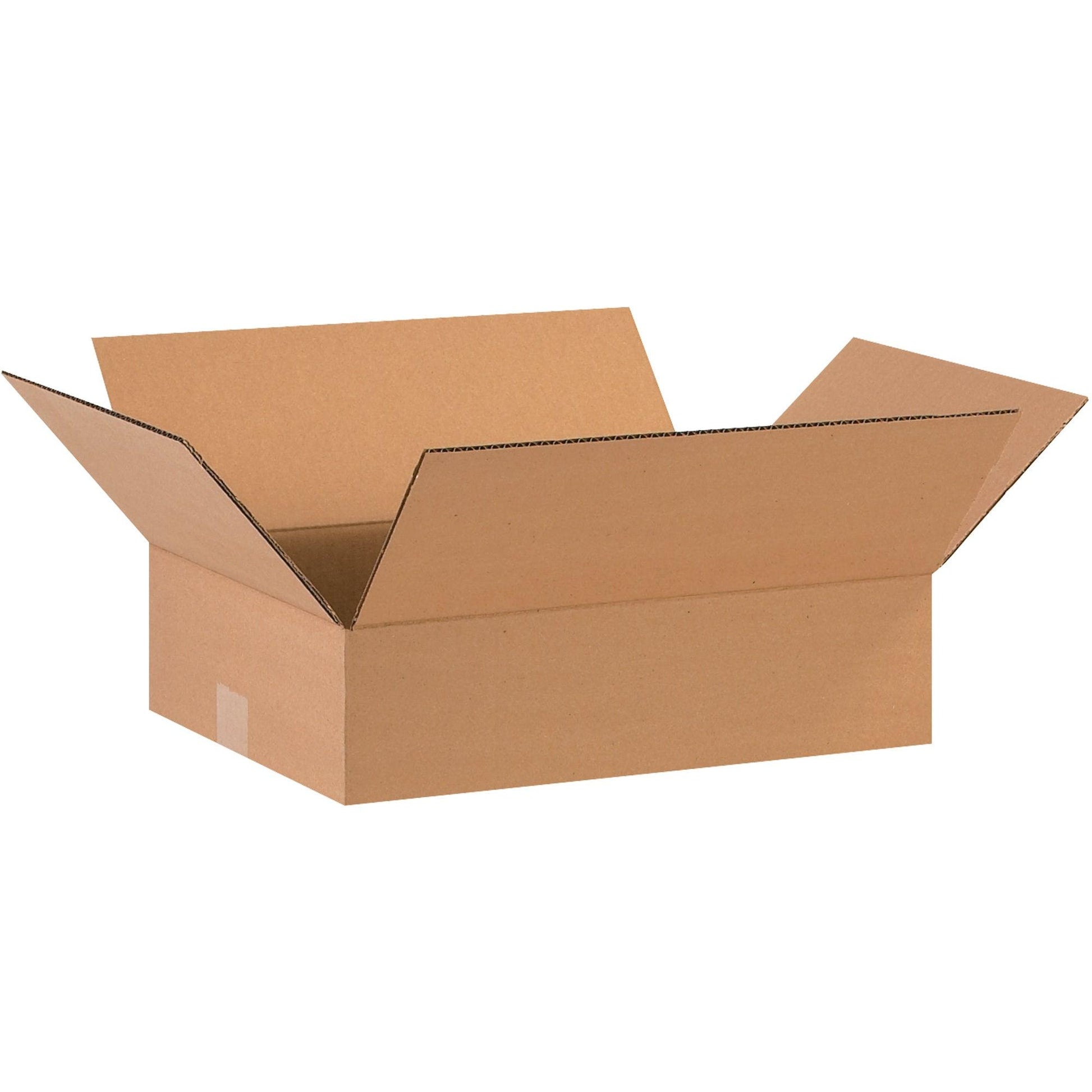 16 x 12 x 4" Flat Corrugated Boxes - 16124