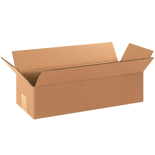 16 x 6 x 4" Long Corrugated Boxes - 1664 Box Packaging Partner