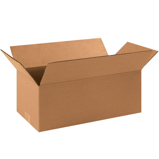 16 x 8 x 6" Long Corrugated Boxes - 1686