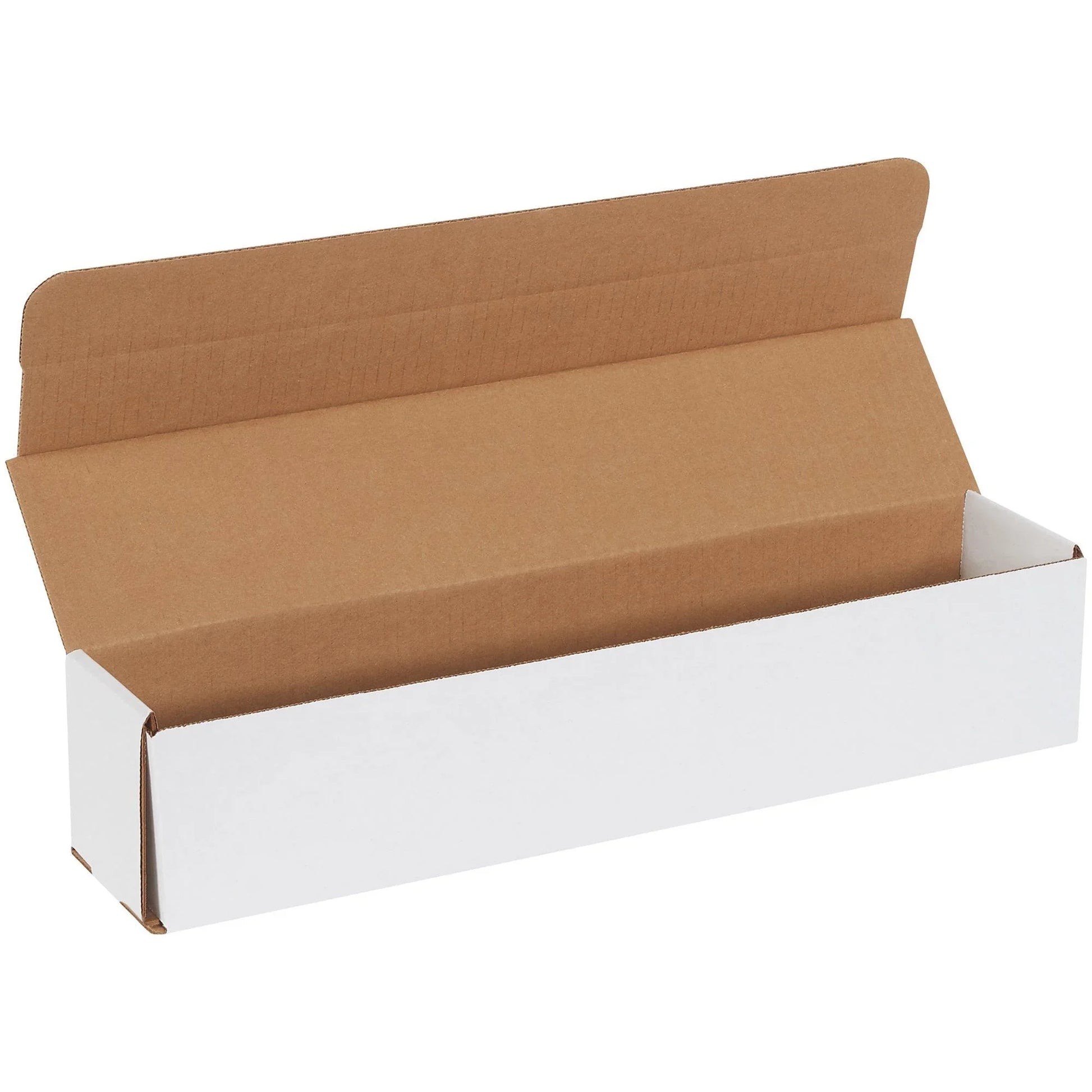 17 1/2 x 3 1/2 x 3 1/2" White Corrugated Mailers - MLR84 Box Packaging Partner