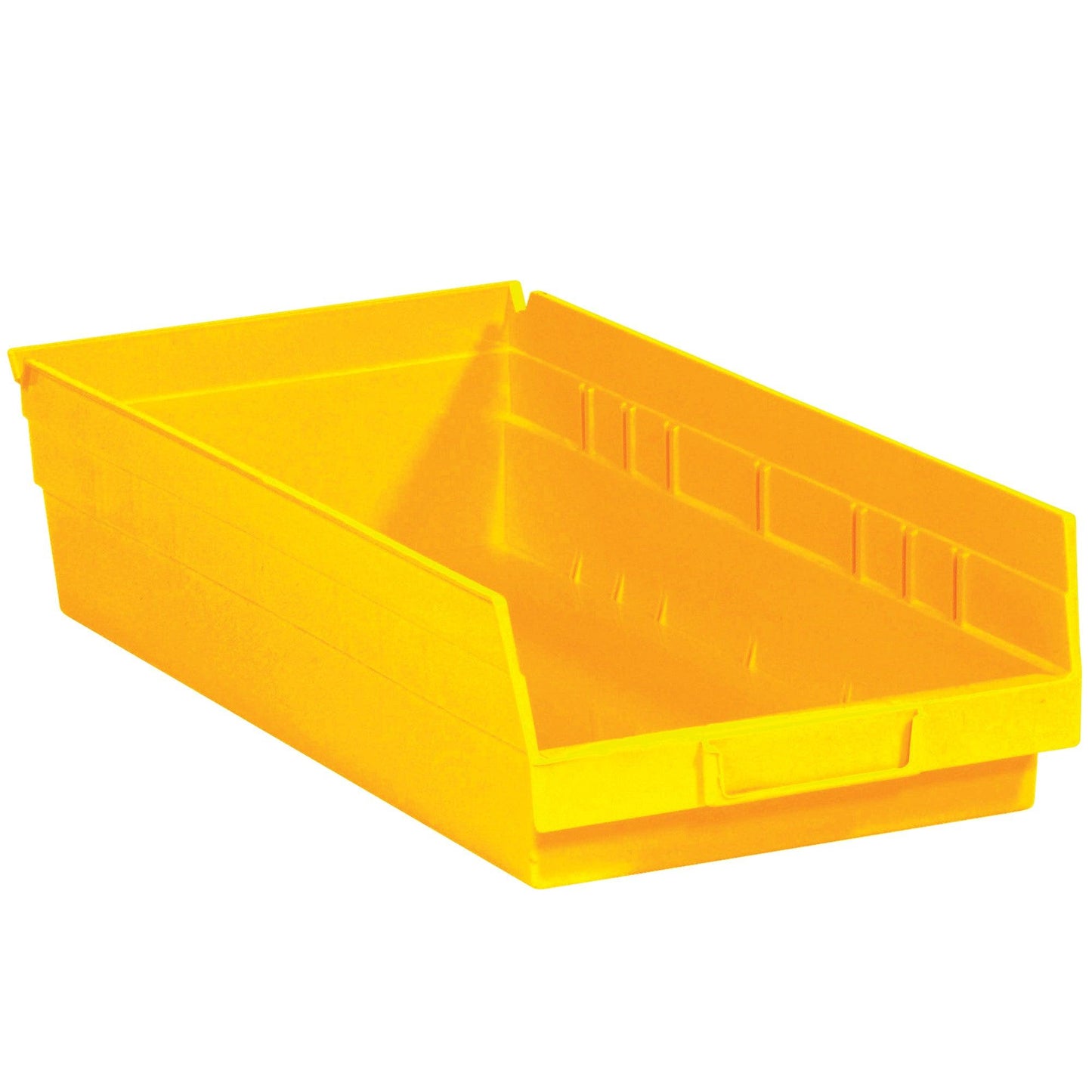 17 7/8 x 8 3/8 x 4" Yellow Plastic Shelf Bin Boxes - BINPS113Y