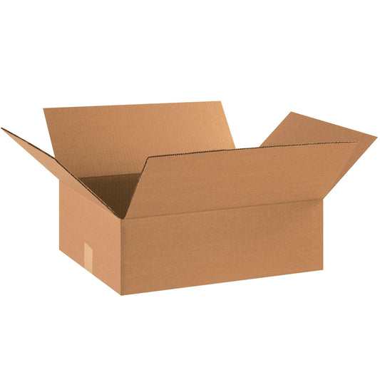 17 x 14 x 5" Flat Corrugated Boxes - 17145