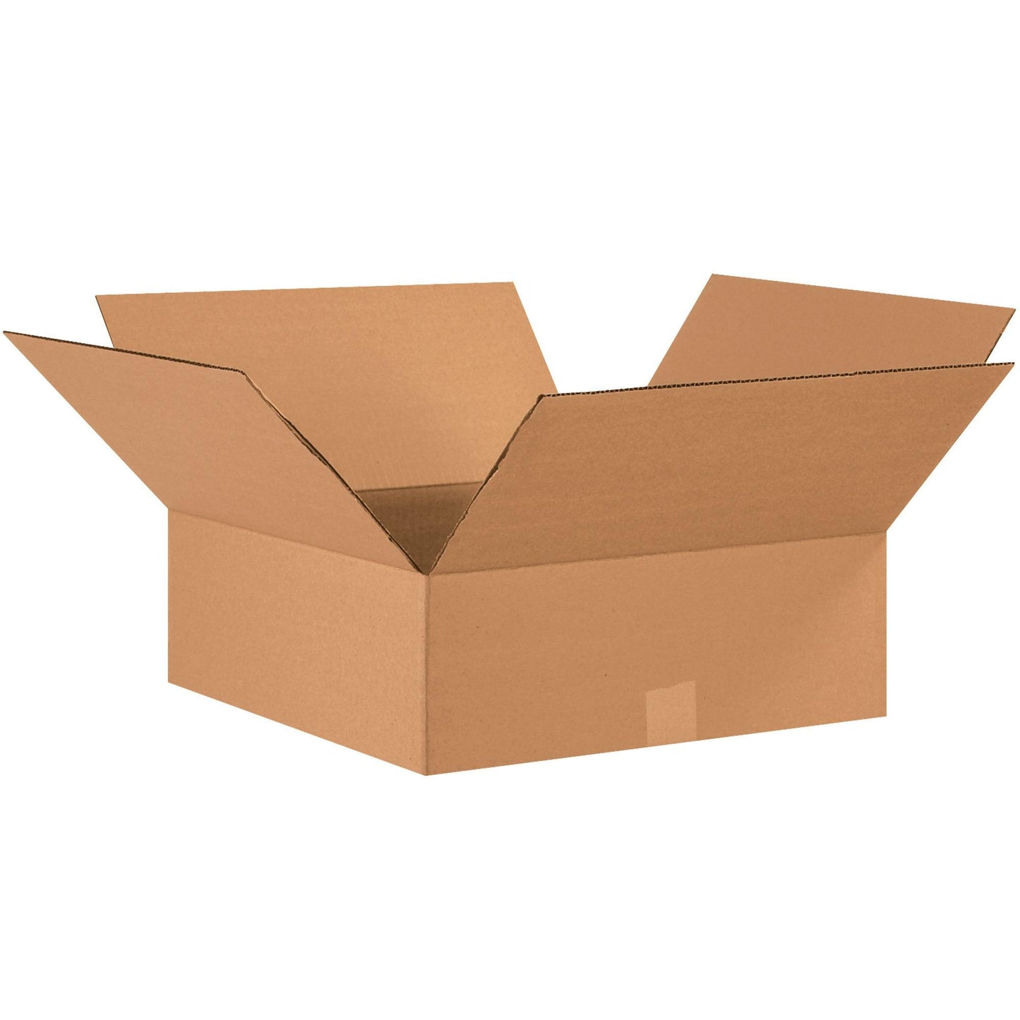 17 x 17 x 6" Flat Corrugated Boxes - 17176