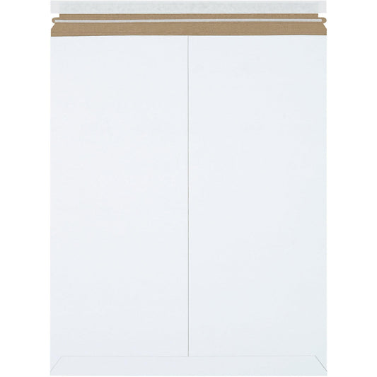 17 x 21" White Self-Seal Stayflats Plus® Mailers - RM7PS