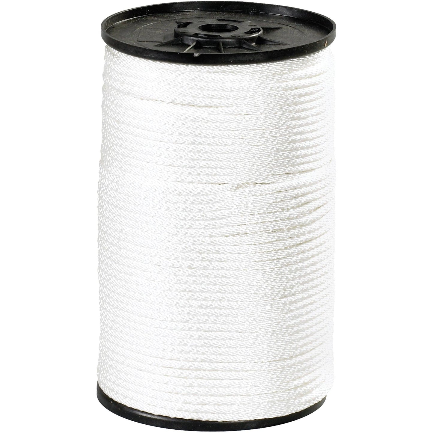 1/8", 320 lb, White Solid Braided Nylon Rope - TWR116