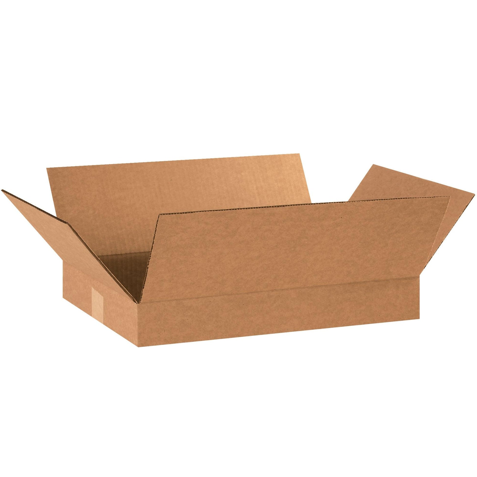 18 x 12 x 2" Flat Corrugated Boxes - 18122