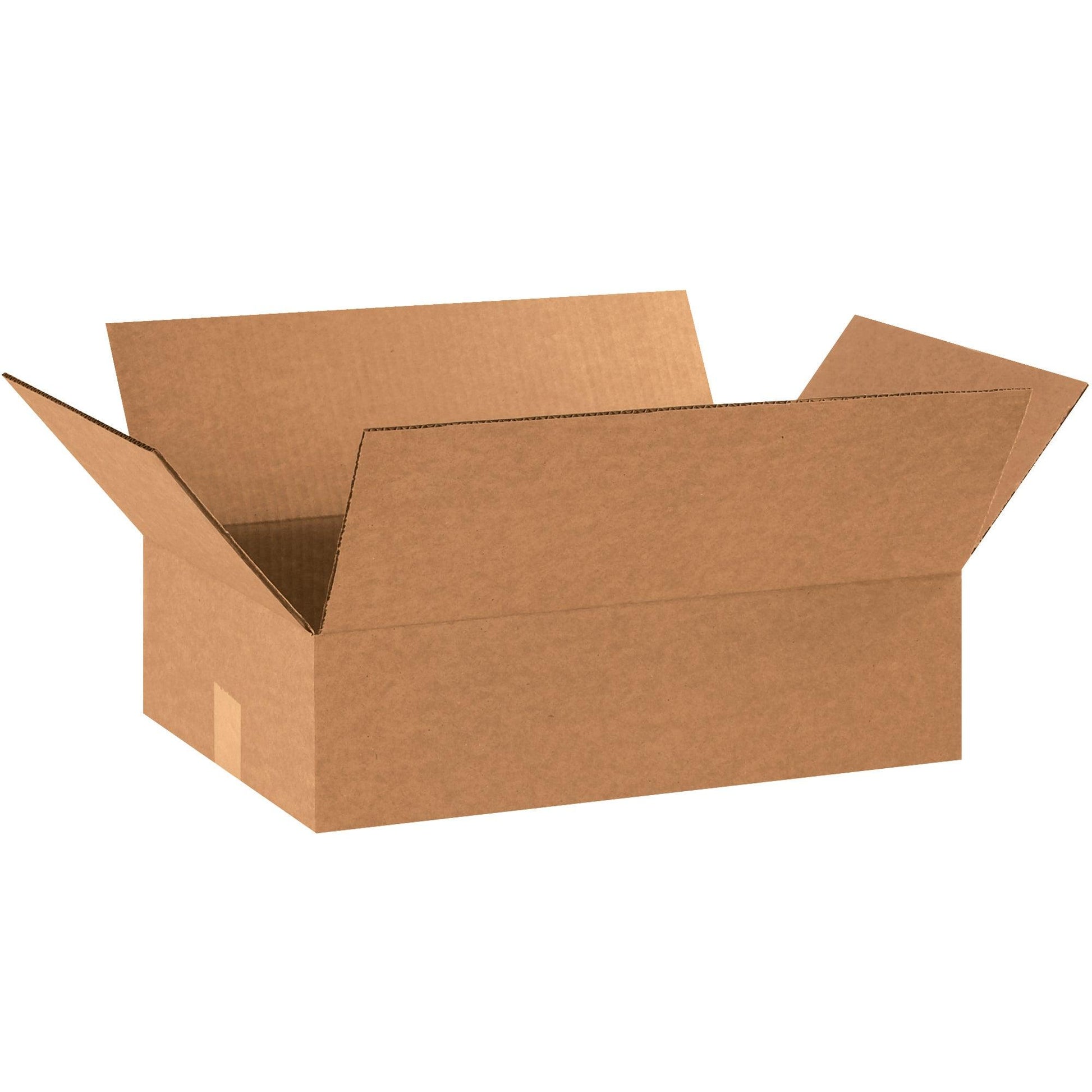 18 x 12 x 5" Flat Corrugated Boxes - 18125