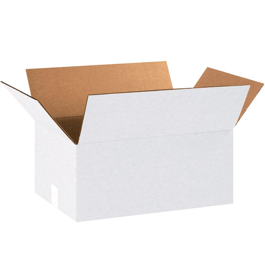 18 x 12 x 8" White Corrugated Boxes - 18128W