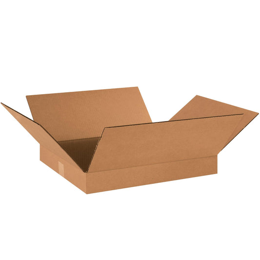 18 x 16 x 2" Flat Corrugated Boxes - 18162