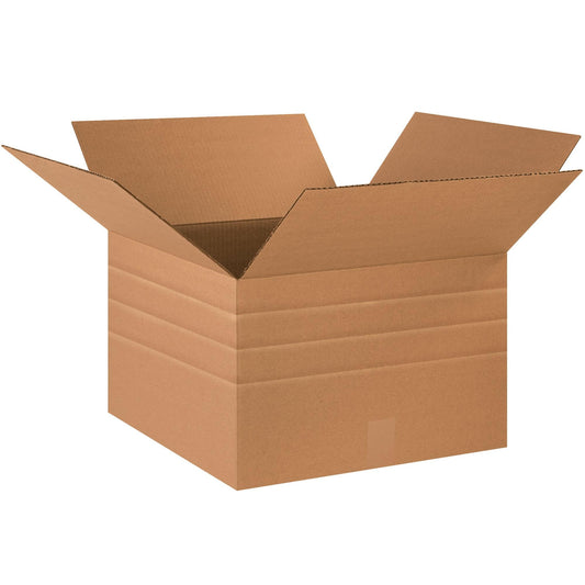 18 x 18 x 12" Multi-Depth Corrugated Boxes - MD181812