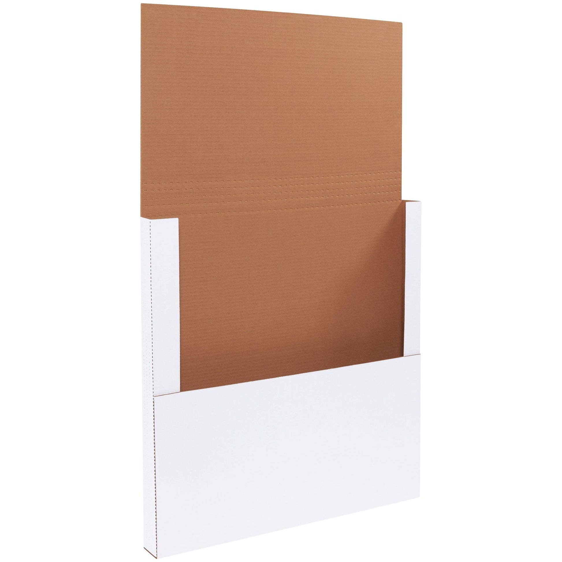 18 x 18 x 2" White Easy-Fold Mailers - M18182BF