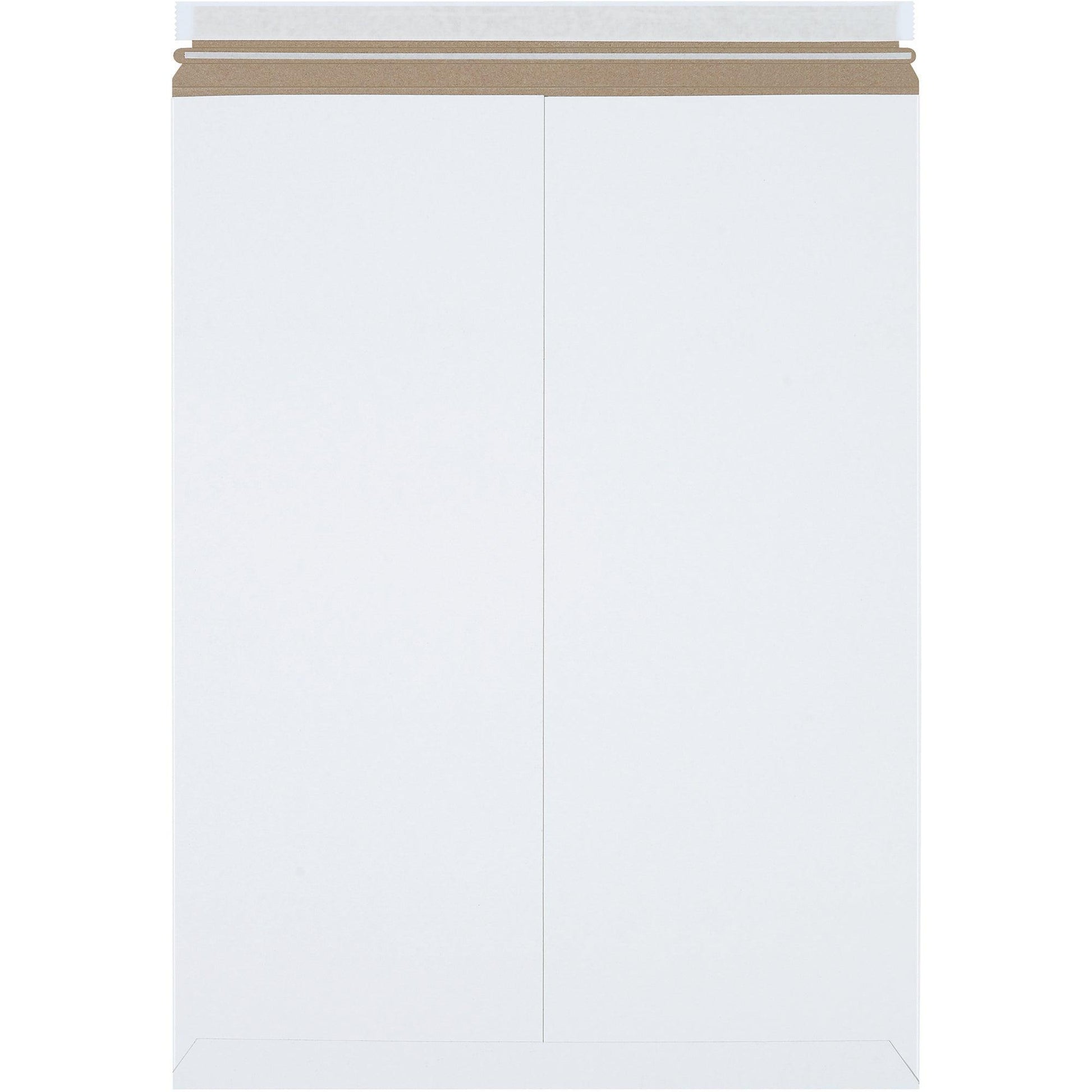 18 x 24" White Self-Seal Stayflats Plus® Mailers - RM11PS