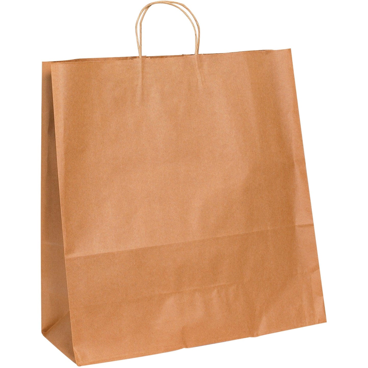 18 x 7 x 18" Kraft Paper Shopping Bags - BGS111K