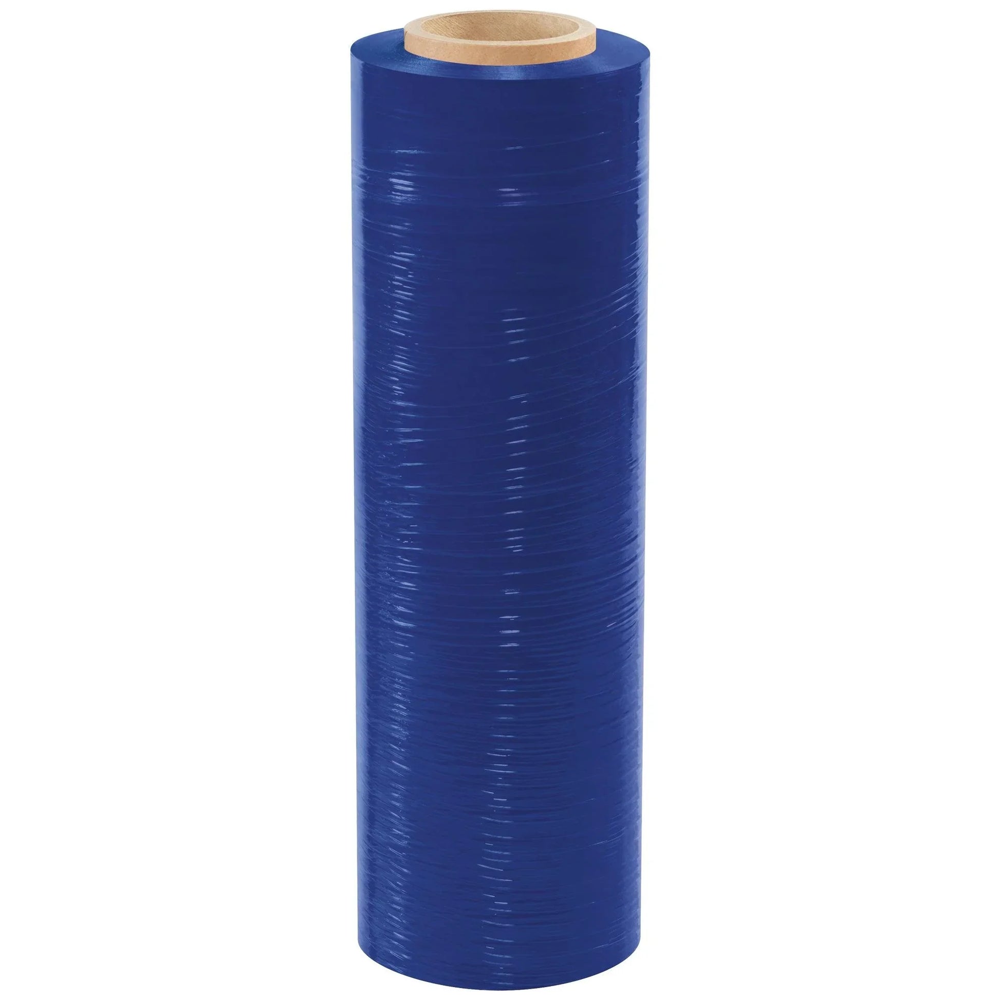 18" x 80 Gauge x 1500' Blue Cast Hand Stretch Film - SF188CBLUE Box Packaging Partner