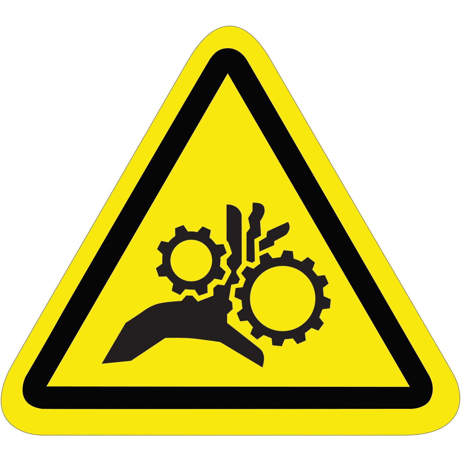 2.25" Triangle - Entanglement Hazard Durable Safety Label - DSL500