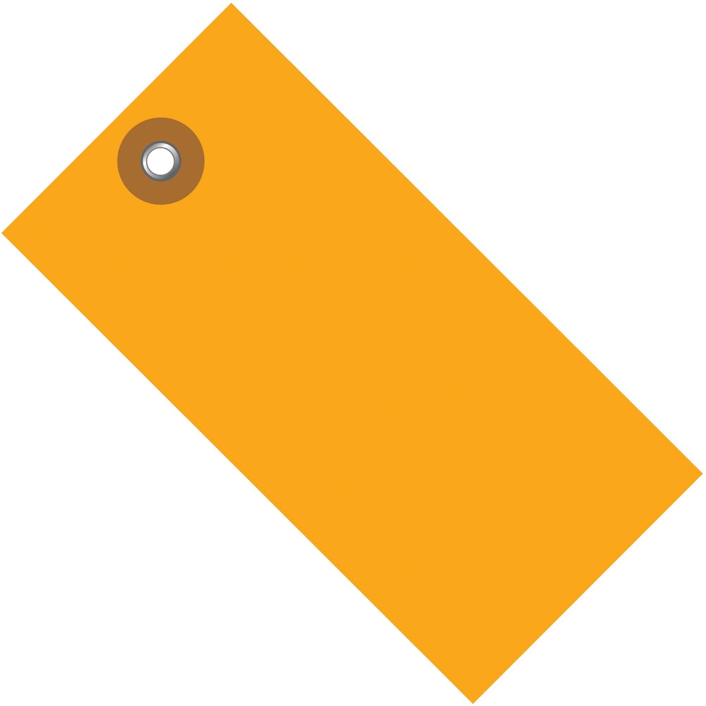 2 3/4 x 1 3/8" Orange Tyvek® Shipping Tag - G14011E