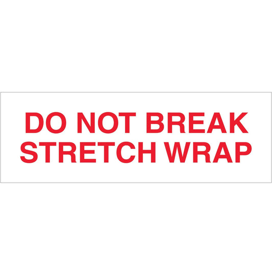 2" x 110 yds. - "Do Not Break Stretch Wrap" (18 Pack) Tape Logic®Messaged Carton Sealing Tape - T902P0818PK Box Packaging Partner