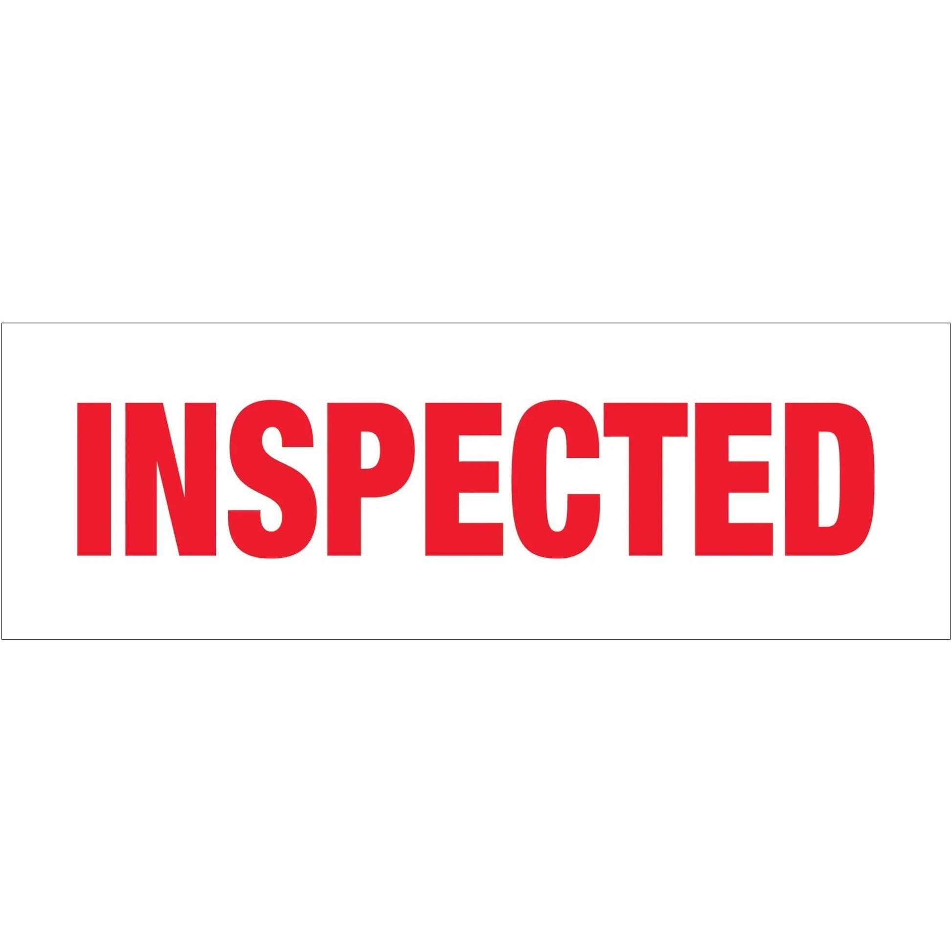 2" x 110 yds. - "Inspected" (18 Pack) Tape Logic® Messaged Carton Sealing Tape - T902P1418PK Box Packaging Partner