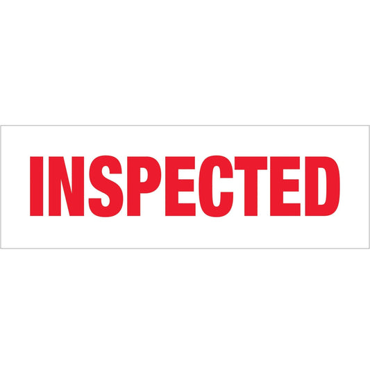 2" x 110 yds. - "Inspected" (18 Pack) Tape Logic® Messaged Carton Sealing Tape - T902P1418PK Box Packaging Partner