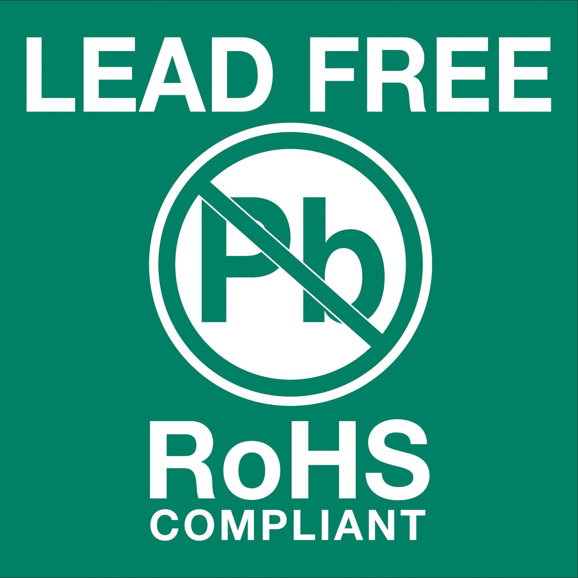 2 x 2" - "Lead Free RoHs Compliant" Labels - SCL244