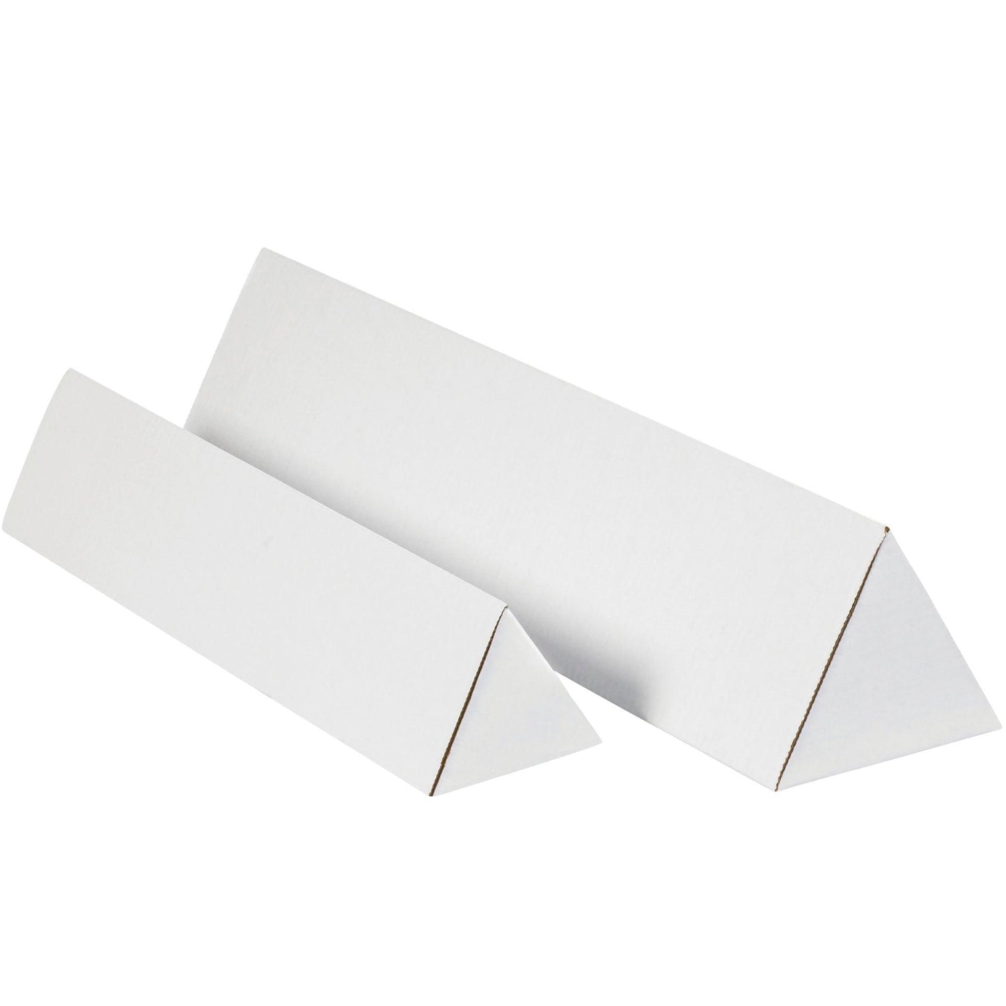 2 x 24 1/4" White Triangle Mailing Tubes - MTM224