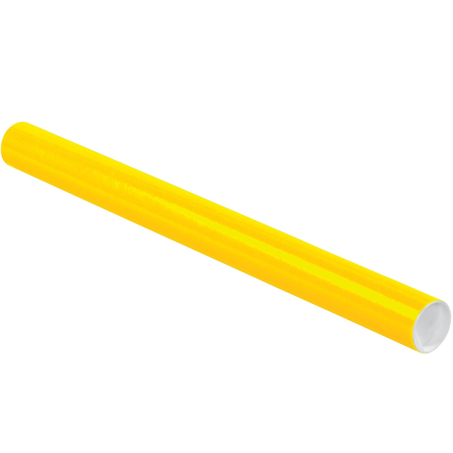 2 x 24" Yellow Tubes with Caps - P2024Y