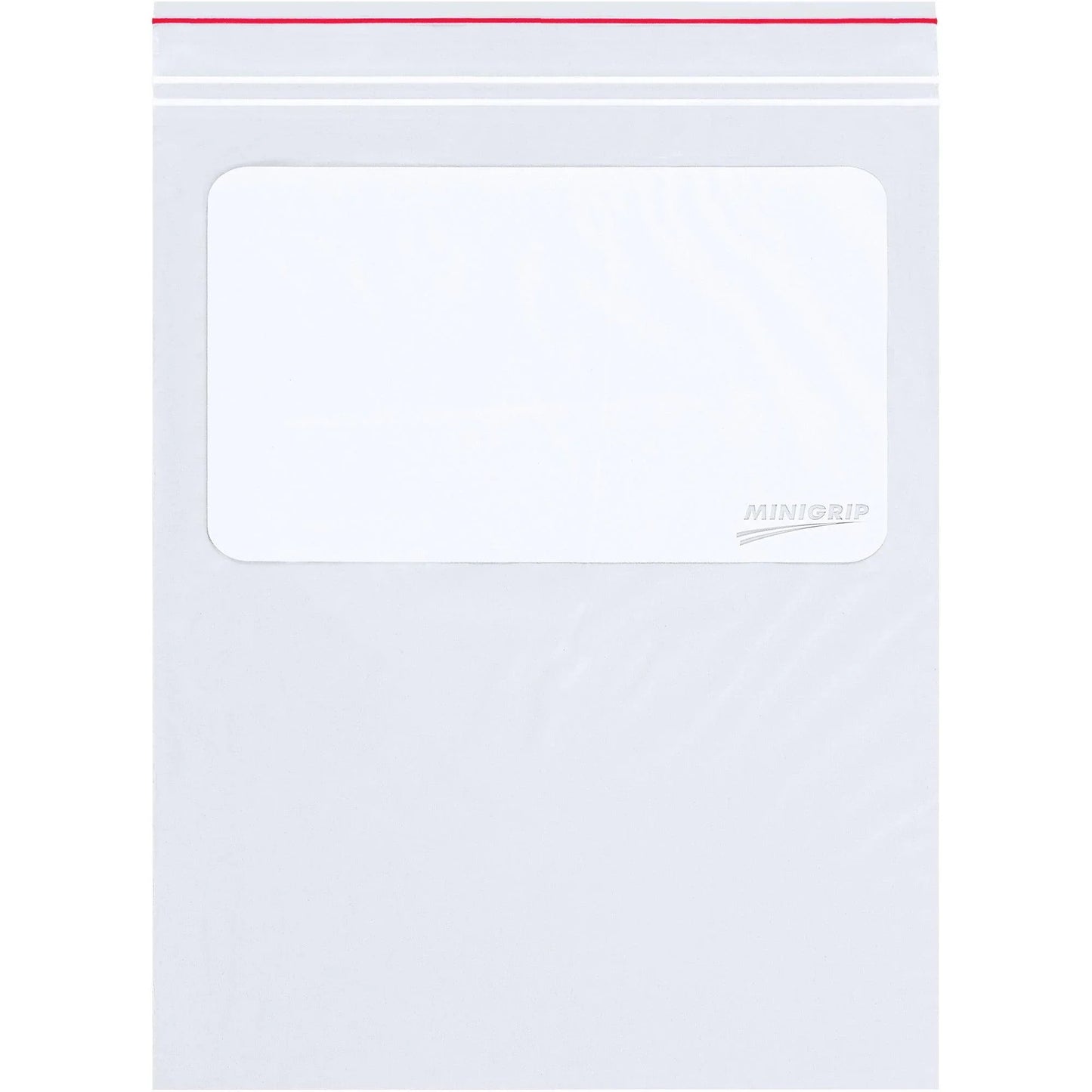 2 x 3" - 2 Mil Minigrip® White Block Reclosable Poly Bags - MG3935 Box Packaging Partner