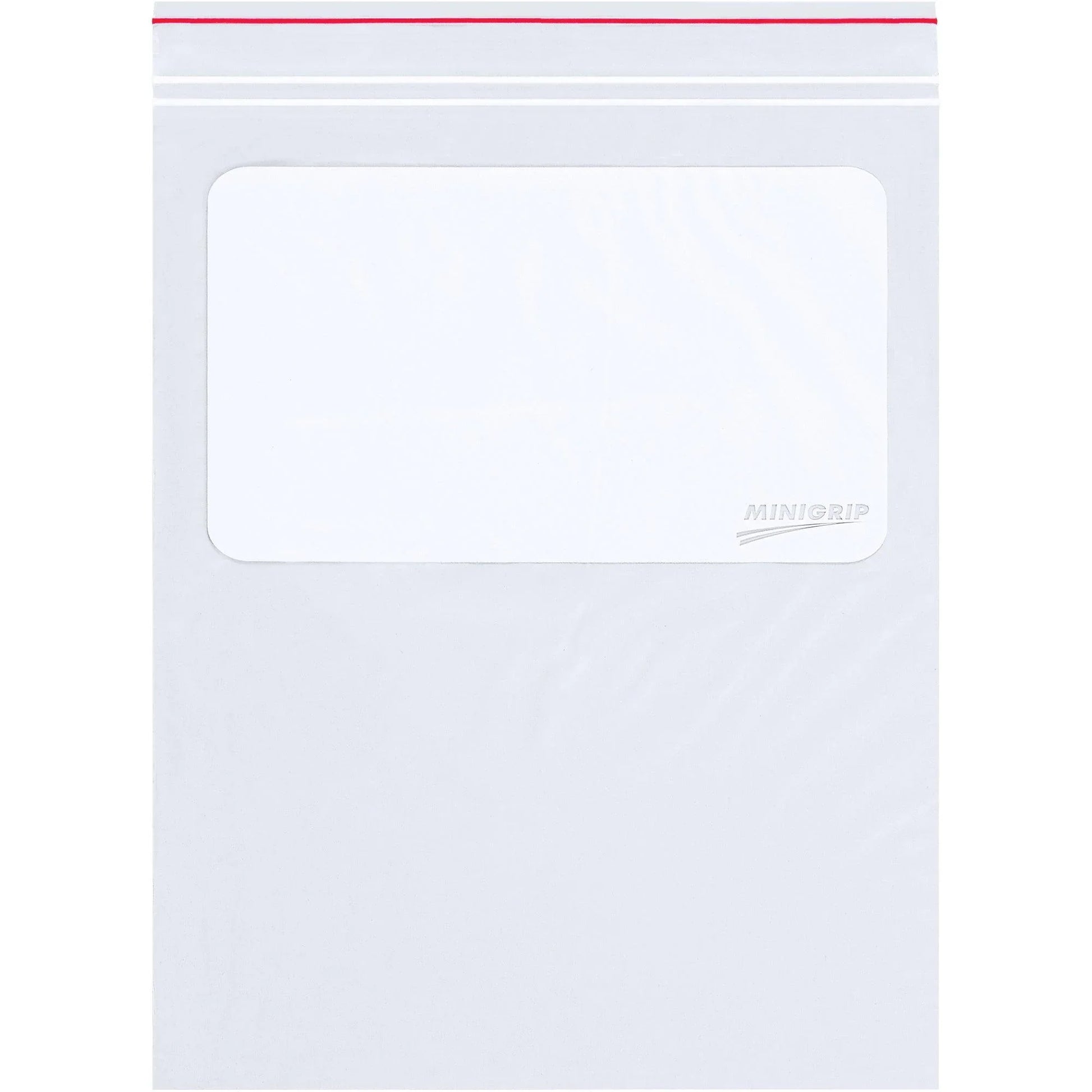 2 x 3" - 2 Mil Minigrip® White Block Reclosable Poly Bags - MG3935 Box Packaging Partner
