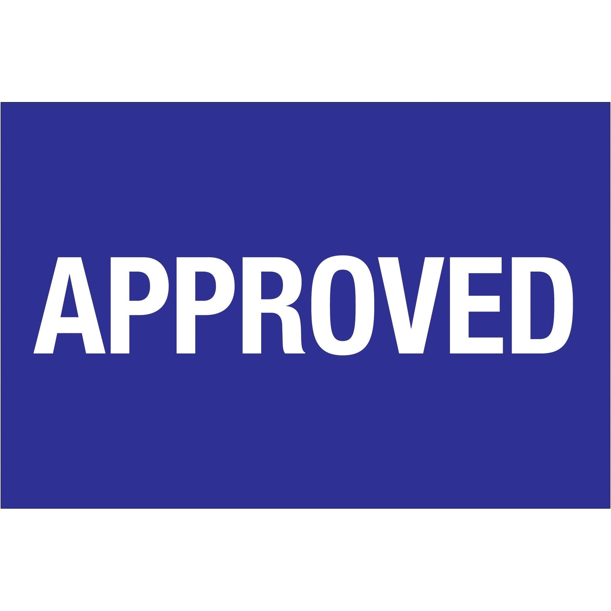 2 x 3" - "Approved" Labels - DL1134