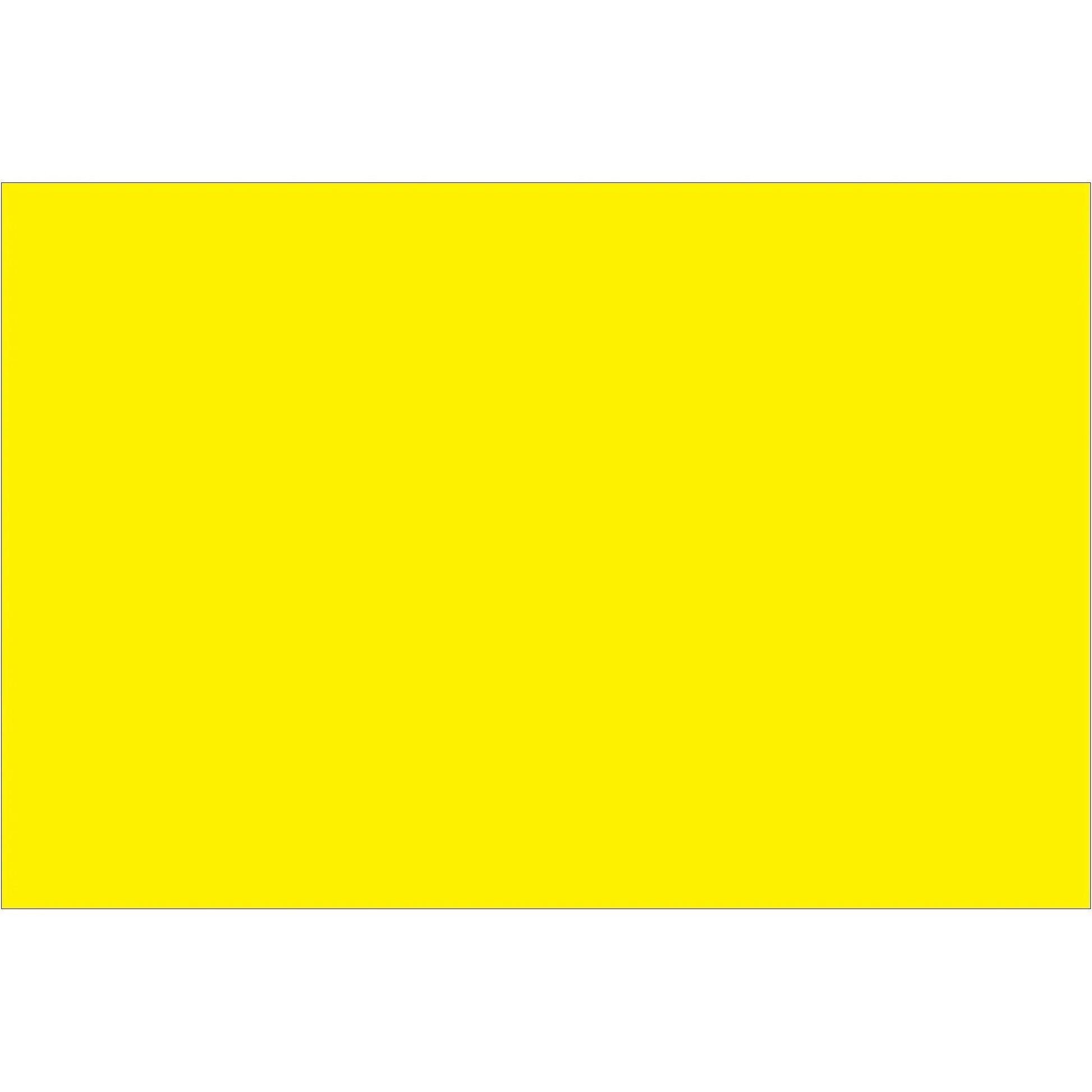 2 x 3" Fluorescent Yellow Inventory Rectangle Labels - DL630L Box Packaging Partner