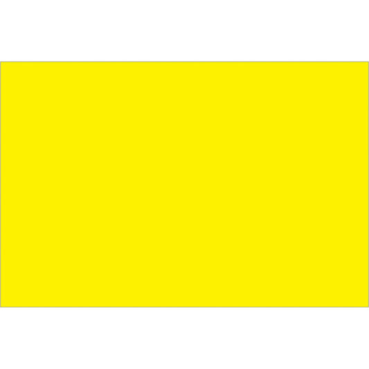 2 x 3" Fluorescent Yellow Inventory Rectangle Labels - DL630L Box Packaging Partner