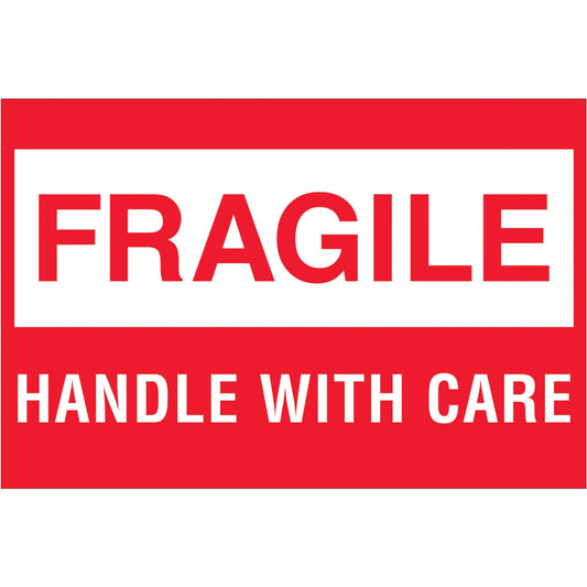 2 x 3" - "Fragile - Handle With Care" - DL1051