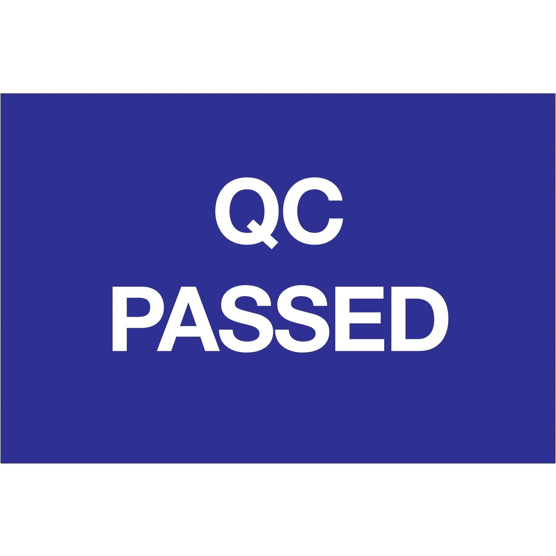 2 x 3" - "QC Passed" Labels - DL1143