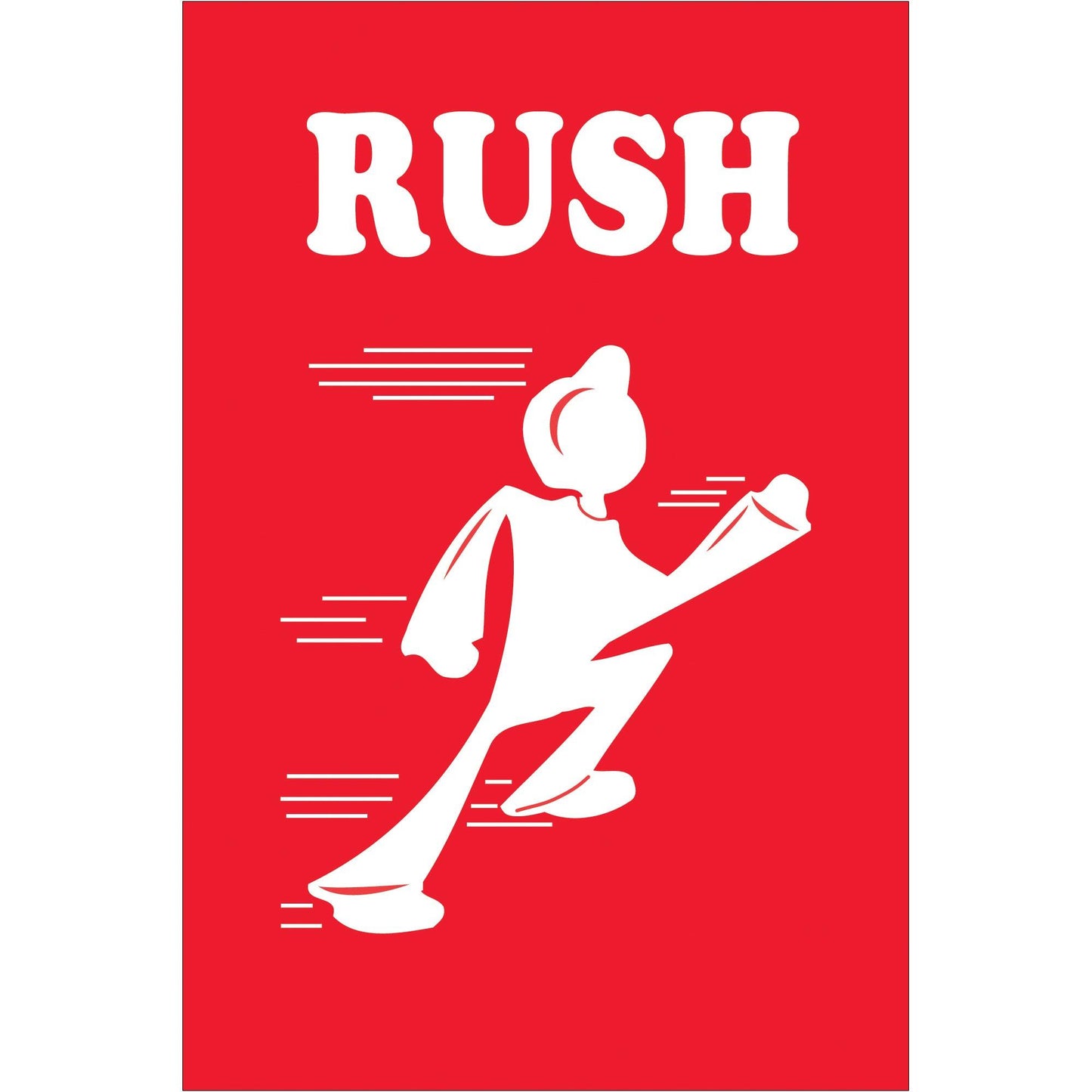 2 x 3" - "Rush" Labels - DL1450