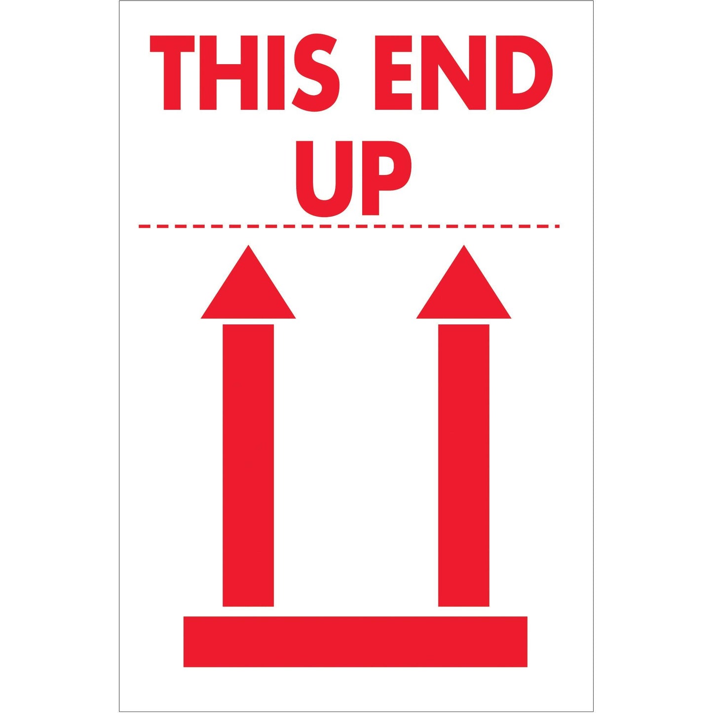 2 x 3" - "This End Up" Labels - DL5154