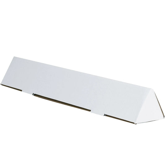 2 x 30 1/4" White Triangle Mailing Tubes - MTM230 Box Packaging Partner