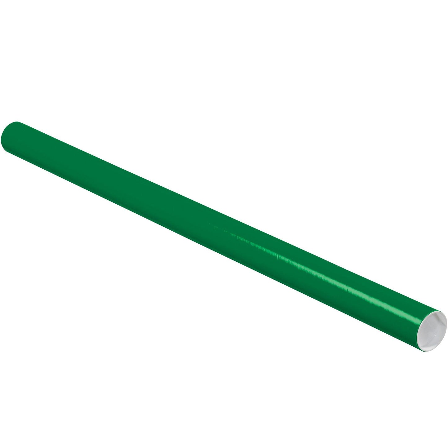 2 x 36" Green Tubes with Caps - P2036G