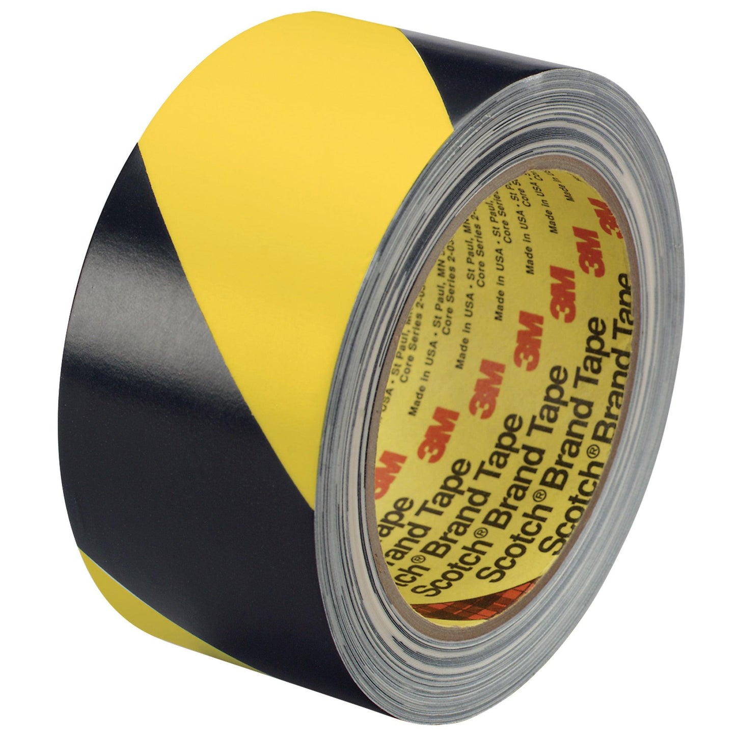 2" x 36 yds. (2 Pack) Black/Yellow 3M Safety Stripe Vinyl Tape 5702 - T96757022PK