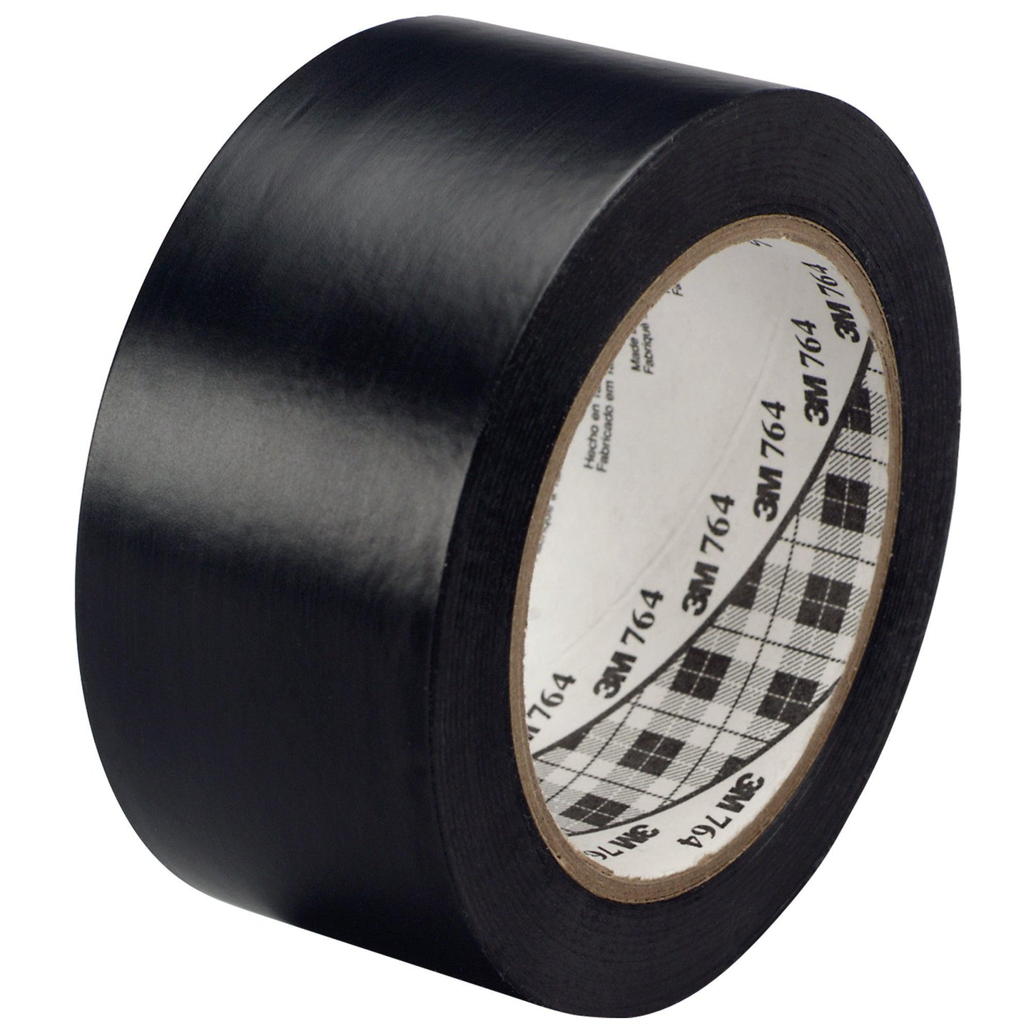 2" x 36 yds. Black 3M General Purpose Vinyl Tape 764 - T967764B