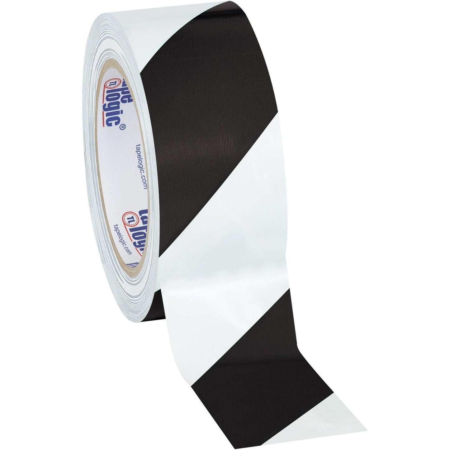 2" x 36 yds. Black/White (3 Pack) Tape Logic® Striped Vinyl Safety Tape - T92363PKBW