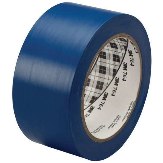 2" x 36 yds. Blue (6 Pack) 3M General Purpose Vinyl Tape 764 - T967764L6PK Box Packaging Partner