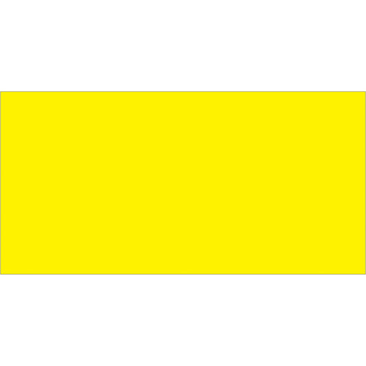 2 x 4" Fluorescent Yellow Inventory Rectangle Labels - DL636L