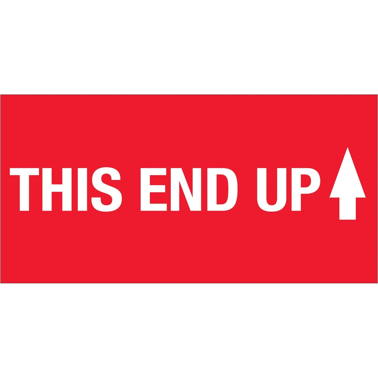 2 x 4" - "This End Up" (High Gloss) Labels - DL1083