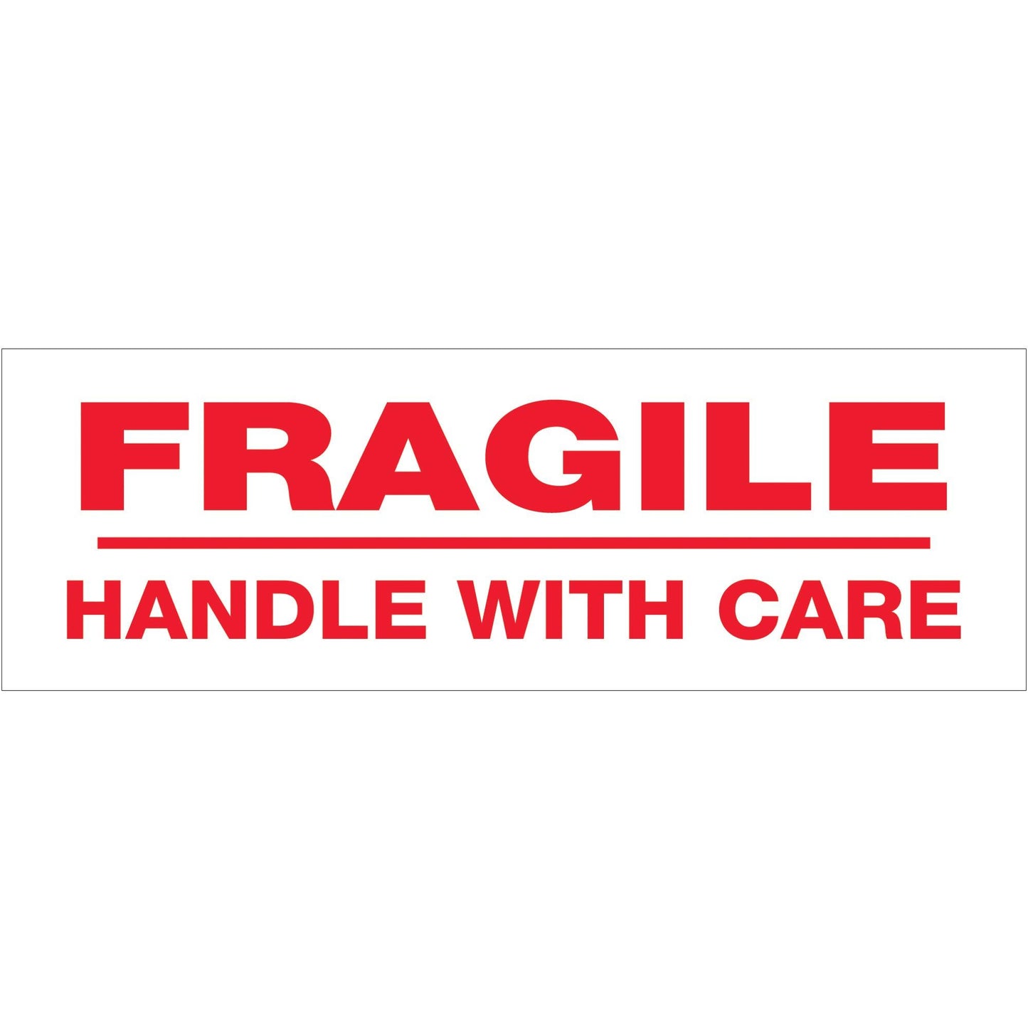 2" x 55 yds. - "Fragile Handle With Care" (18 Pack) Tape Logic® Messaged Carton Sealing Tape - T901P0218PK