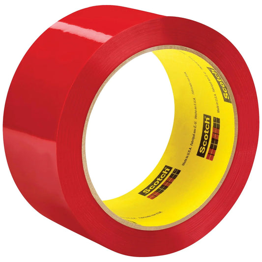 2" x 55 yds. Red Scotch® Box Sealing Tape 373 - T901373R Box Packaging Partner