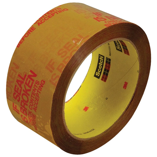 2" x 55 yds. Tan 3M™ 3732 Pre-Printed Carton Sealing Tape - T9013732 Box Packaging Partner
